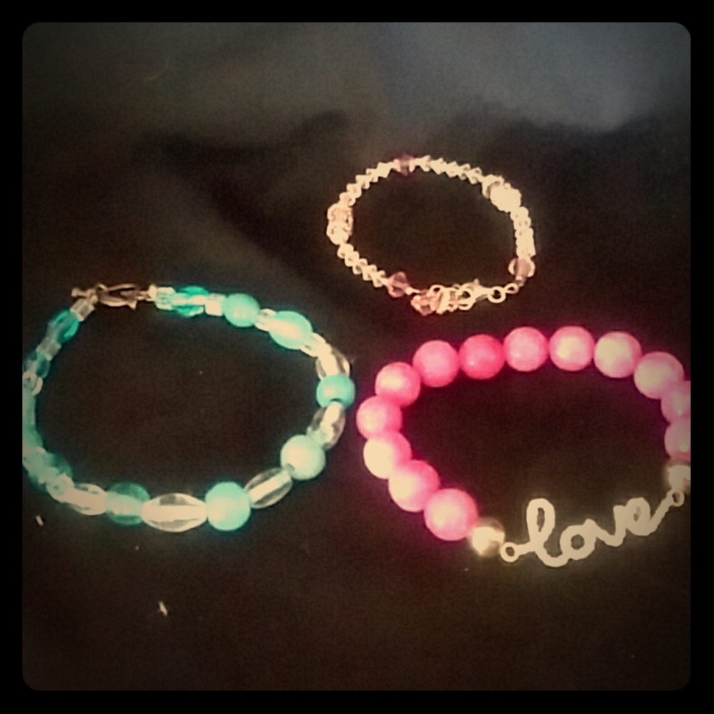 3 Bracelet lot